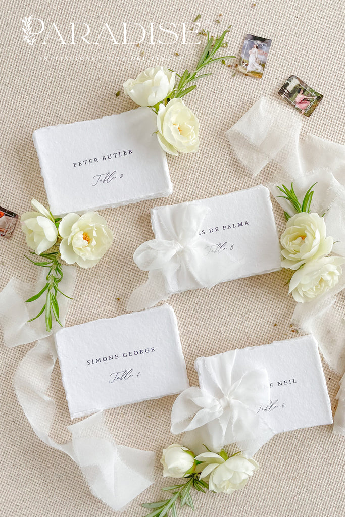 Joceline Handmade Paper Place Cards