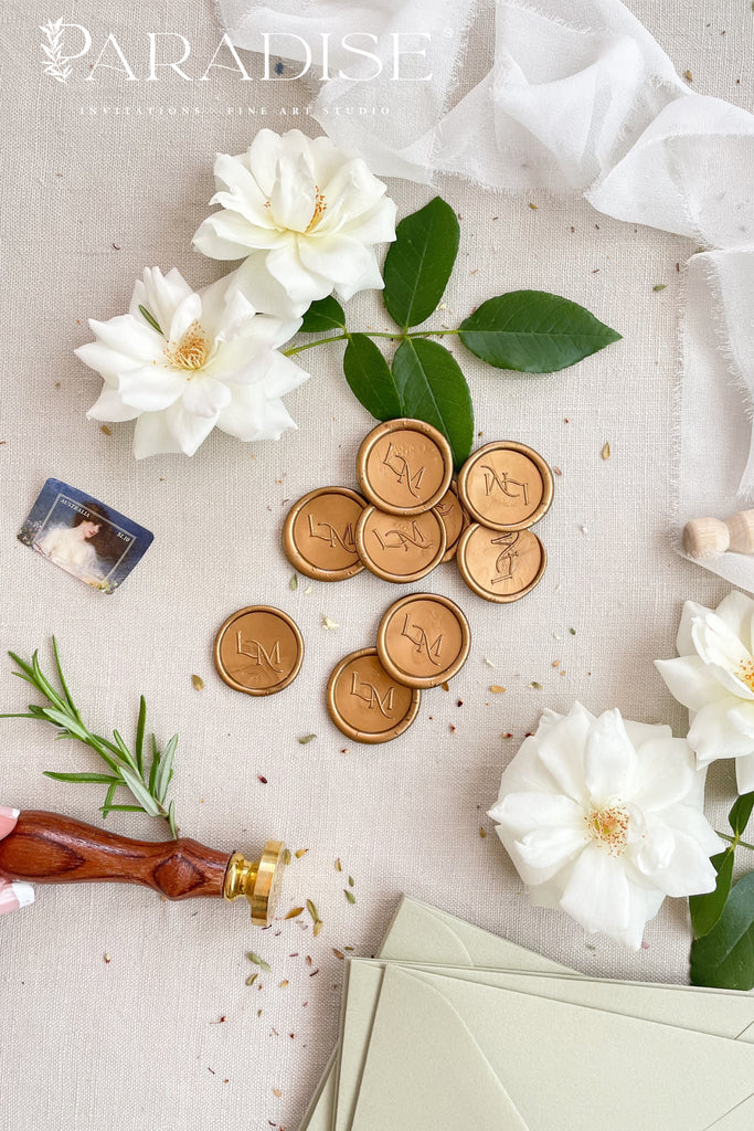 Custom Golden Wax Seals