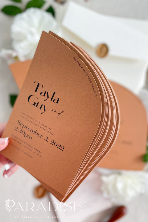 Edwige Half Arch Wedding Invitations