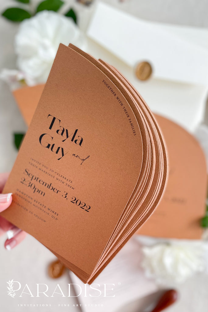 Edwige Half Arch Wedding Invitations