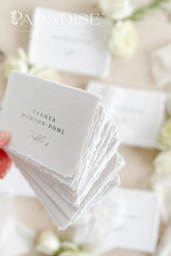 Joceline Handmade Paper Place Cards