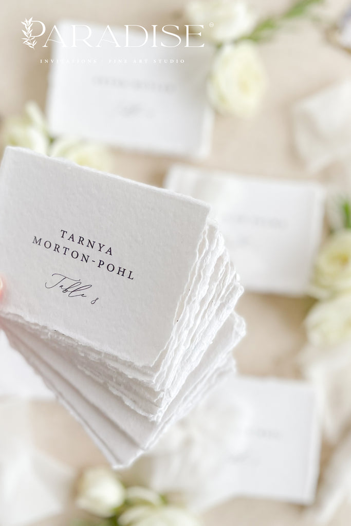 Joceline Handmade Paper Place Cards