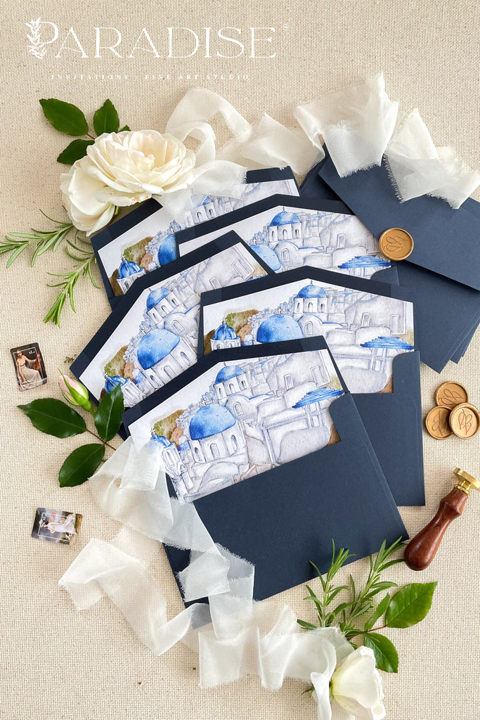 Watercolor Venue Envelope Liners