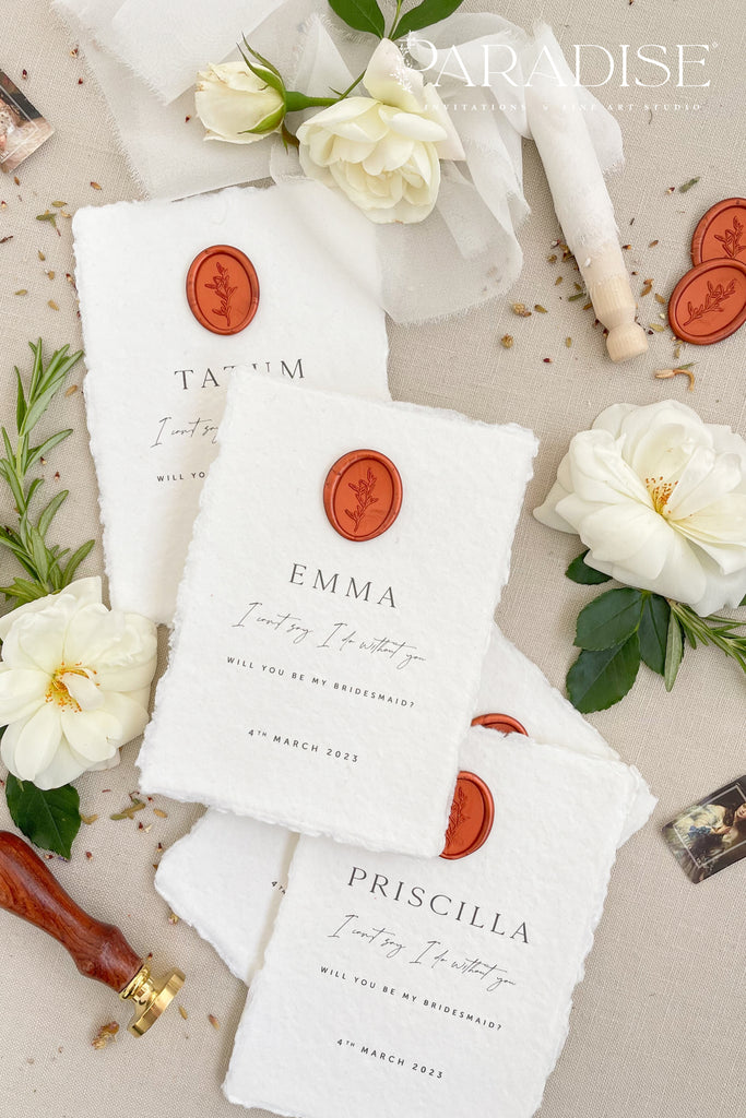 Freya Handmade Bridal Shower Invitations