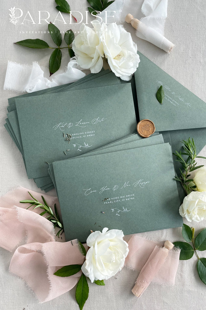 Seedling Envelopes and White Ink Printing