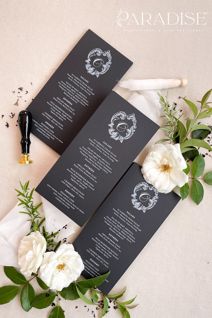 Selah Floral Wedding Menus