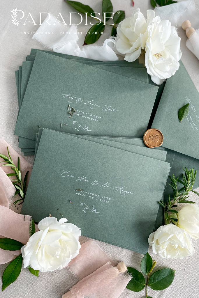 Seedling Envelopes and White Ink Printing