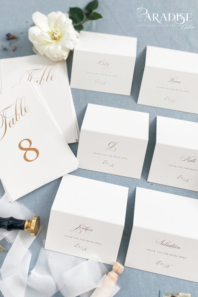 Ivee Modern Calligraphy Place Cards