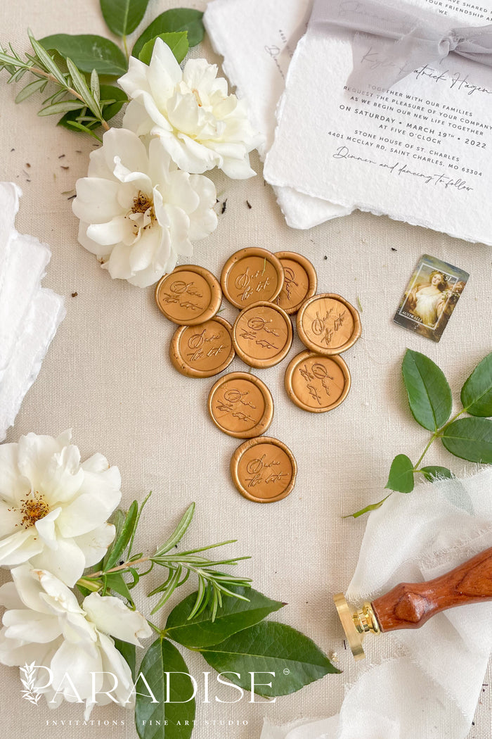 Custom Golden Wax Seals