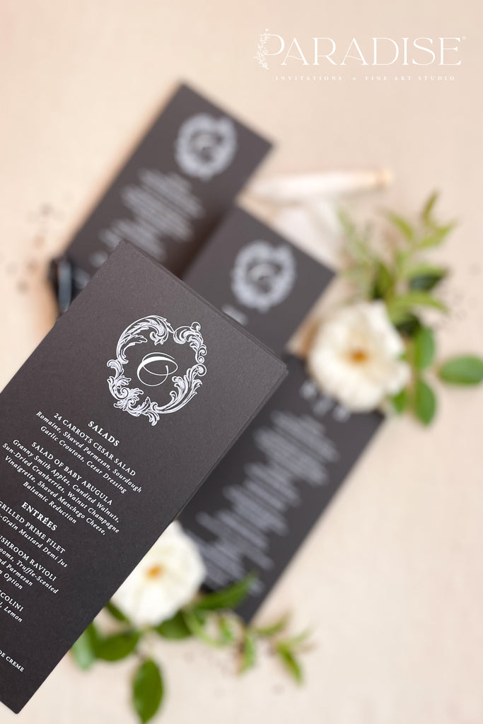 Selah Floral Wedding Menus