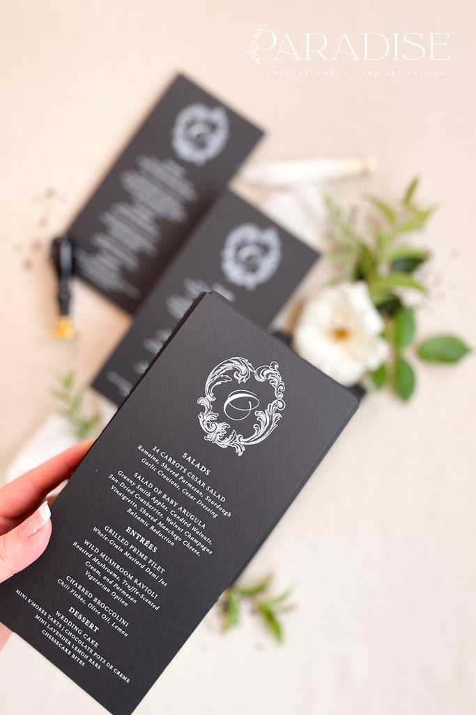 Selah Floral Wedding Menus