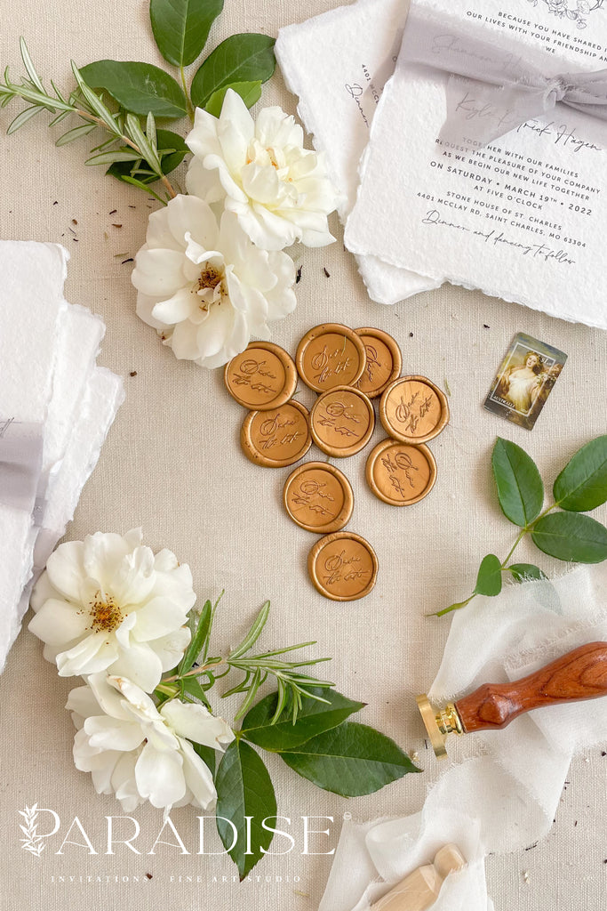 Custom Golden Wax Seals