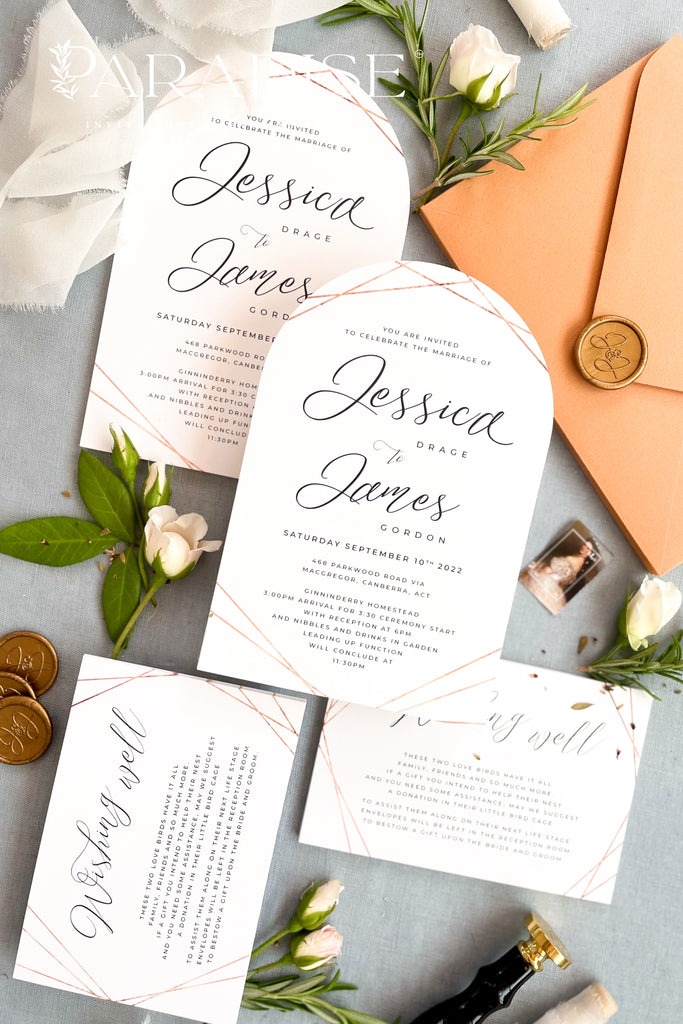 Fantina Arch Wedding Invitation Sets