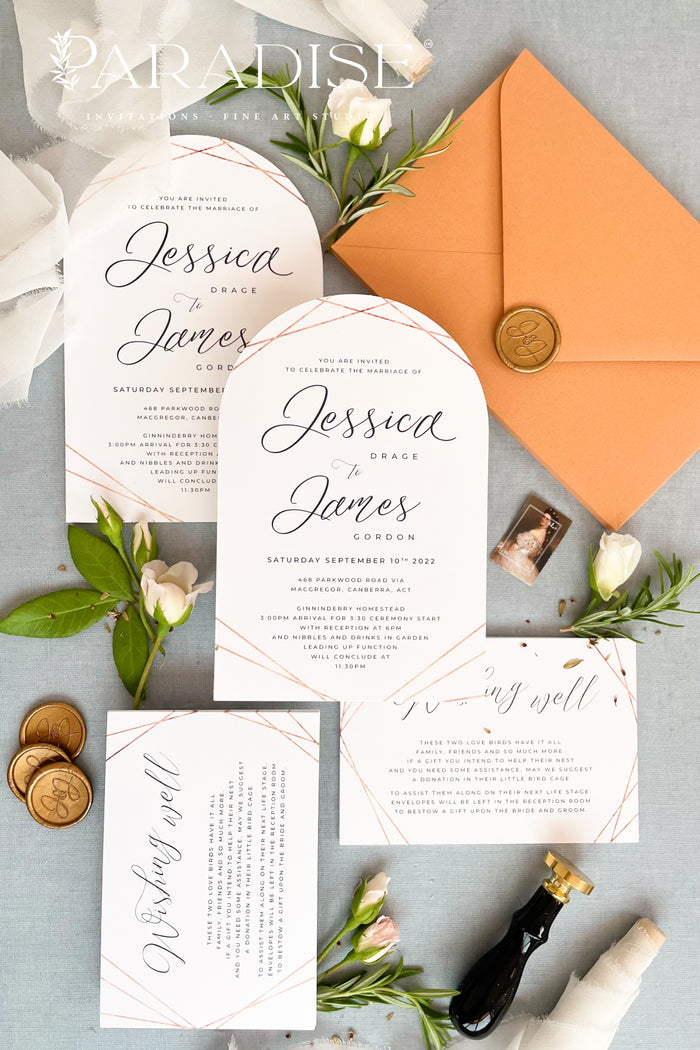 Fantina Arch Wedding Invitation Sets