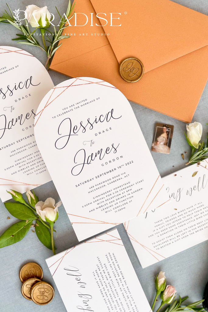 Fantina Arch Wedding Invitation Sets