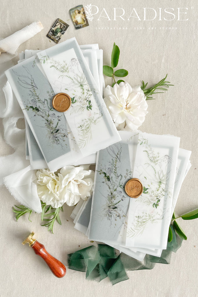 Marlene Handmade Paper Wedding Invitation Sets