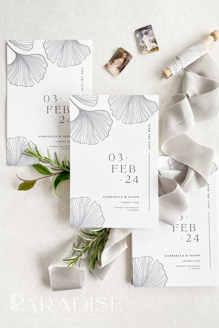 Francina Letterpress Save the Date Cards