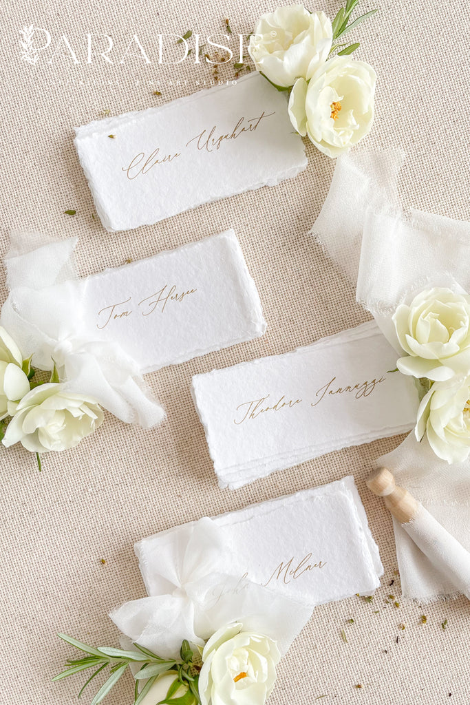 Charleen Handmade Paper Place Cards