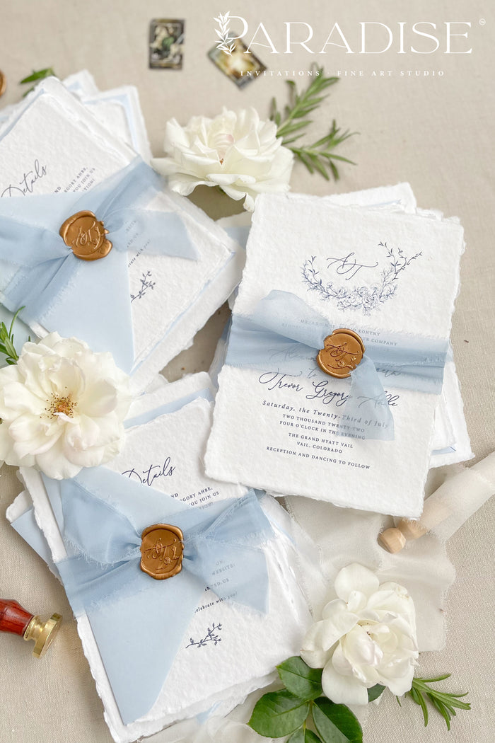 Tallulah Handmade Paper Wedding Invitation Sets