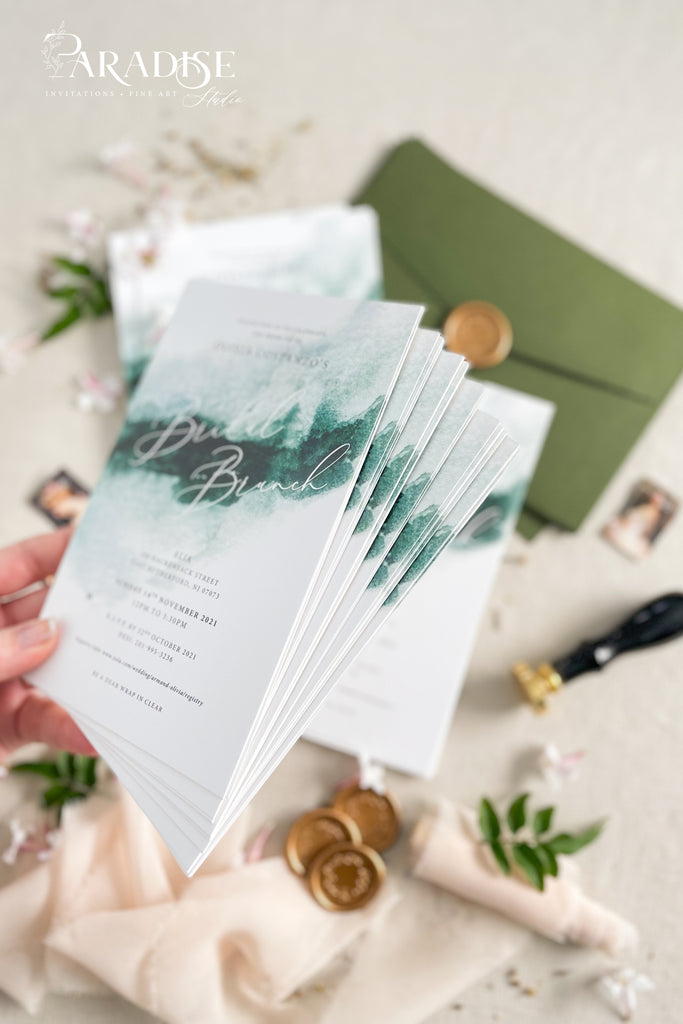 Gaia Bridal Shower Invitations