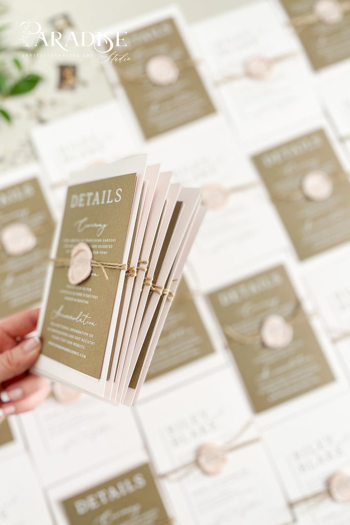 Silas Modern Wedding Invitation Sets