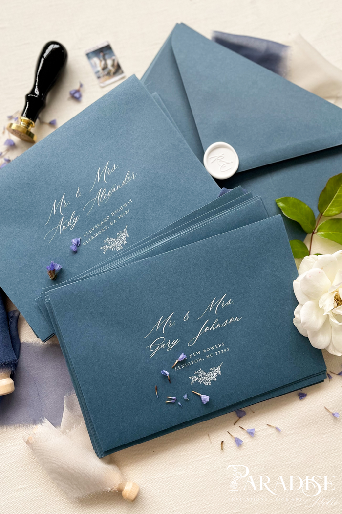 Marina Envelopes White Ink Printing