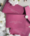 Plum wedding envelopes with professional address printing, crafted from premium paper and arranged to showcase rich color, smooth texture, and refined typography.