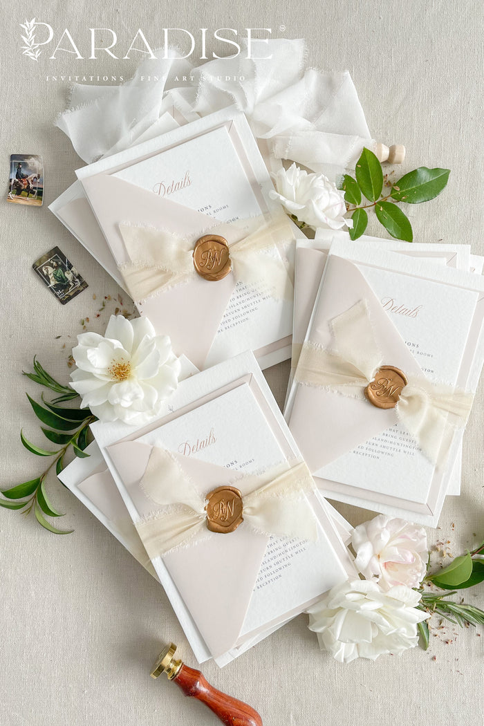 Amalie Floral Wedding Invitations