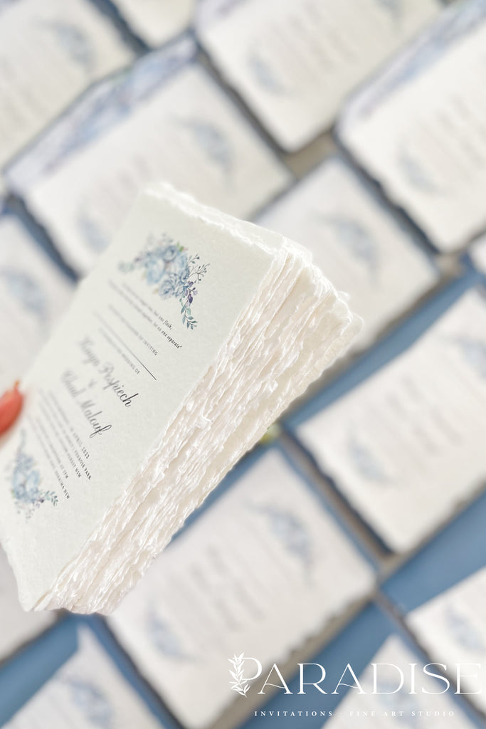 Halle Handmade Paper Wedding Invitation Sets