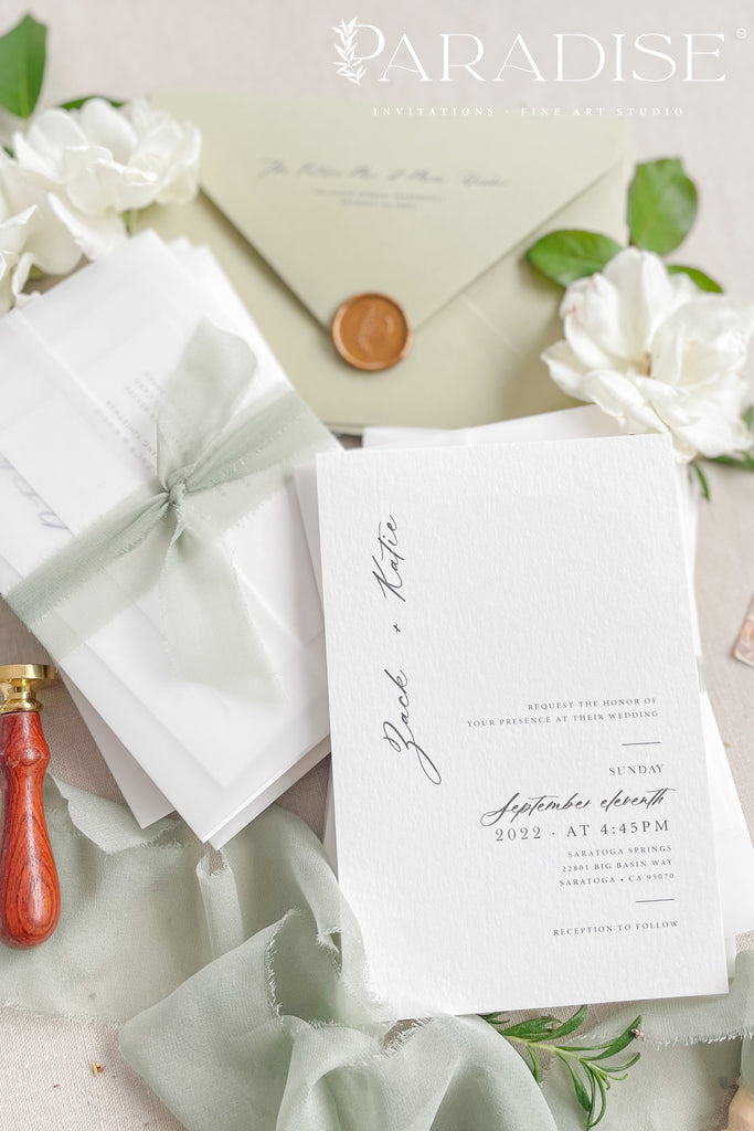 Amandine Modern Wedding Invitations