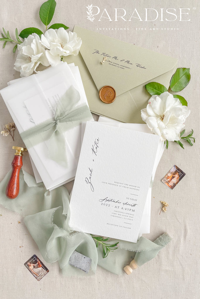 Amandine Modern Wedding Invitations