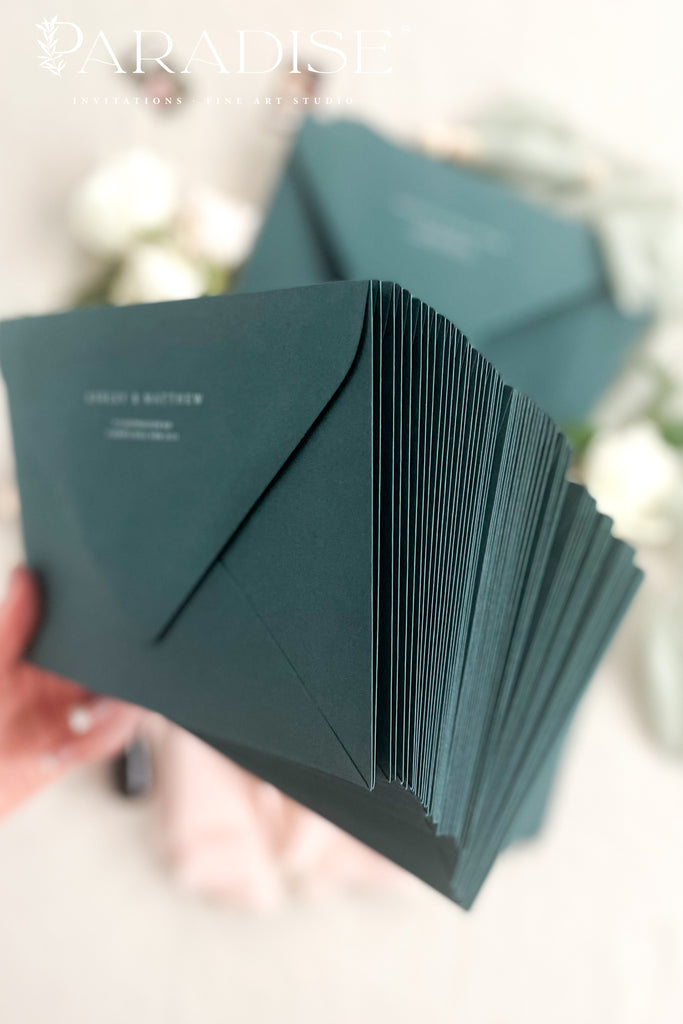 Emerald Envelopes White Ink Printing