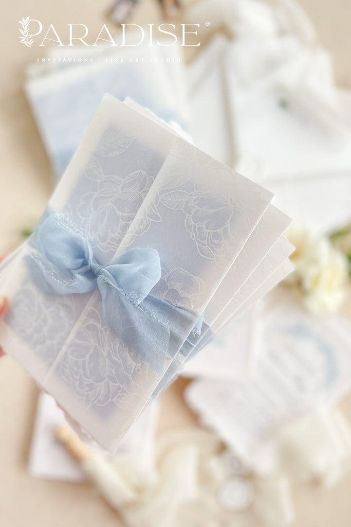 Harrietta Handmade Paper Wedding Invitation Sets