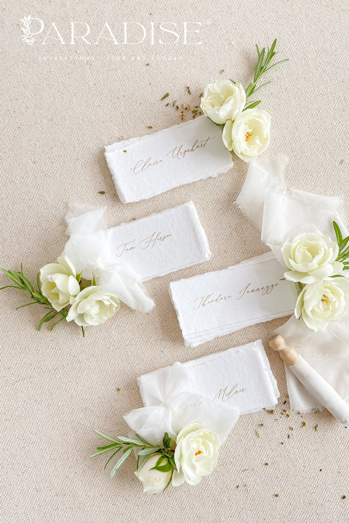 Charleen Handmade Paper Place Cards