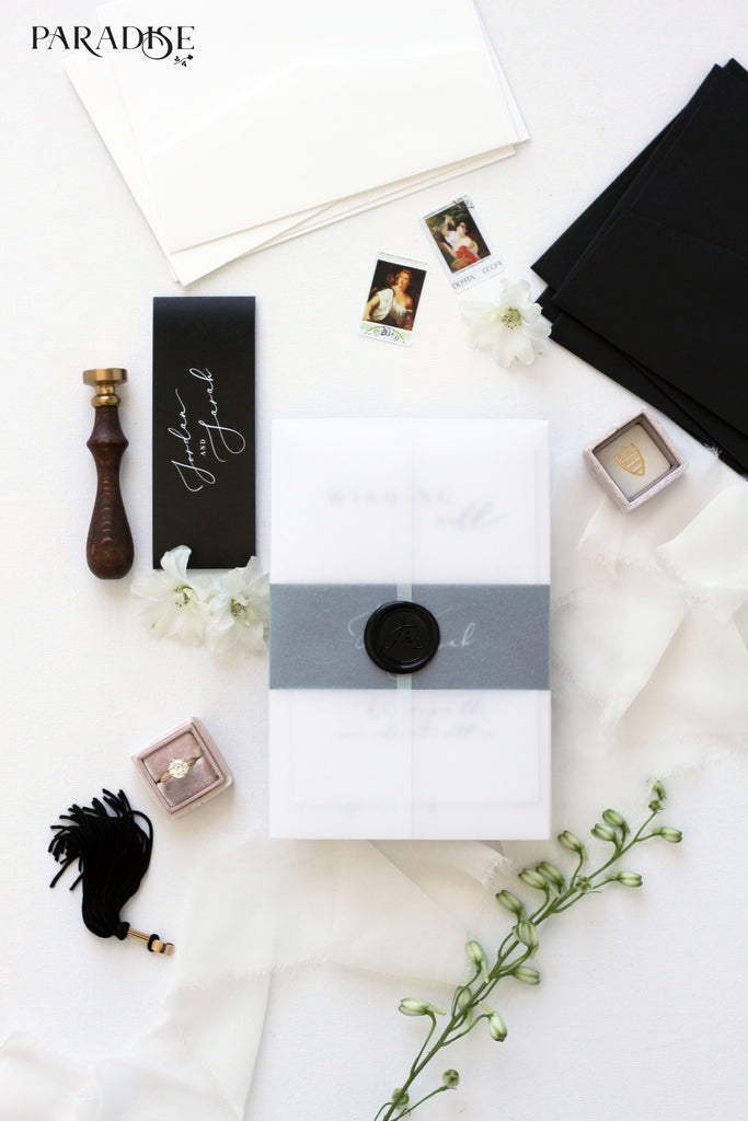 Juillet Elegant Wedding Invitations