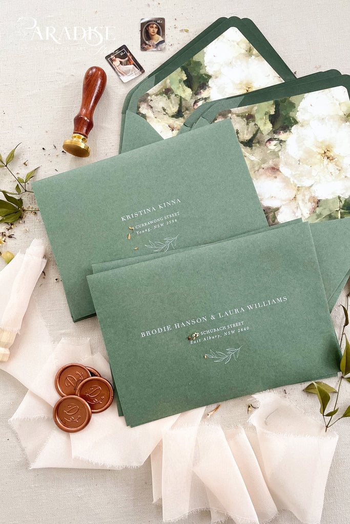 Seedling Envelopes, White Ink Printing and Liners