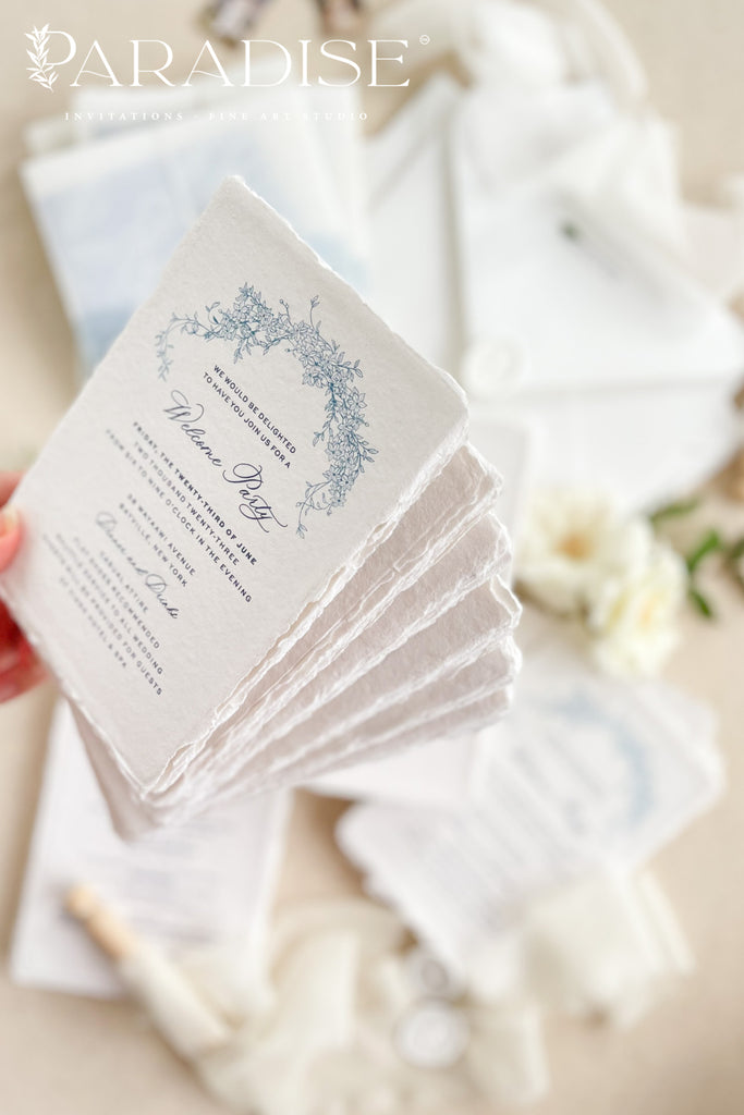 Harrietta Handmade Paper Wedding Invitation Sets