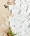 Add soft color and fine-art elegance to your event with our colored handmade paper place cards, crafted from luxurious cotton rag paper and finished with naturally torn deckled edges. Each card features refined calligraphy and a subtle organic texture, creating a beautifully romantic detail perfect for weddings, showers, rehearsal dinners, or elevated celebrations. Their artisanal feel and pastel tones bring charm, sophistication, and warmth to any tablescape.