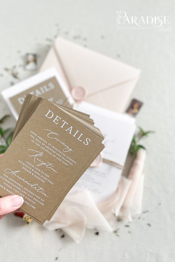 Silas Modern Wedding Invitation Sets