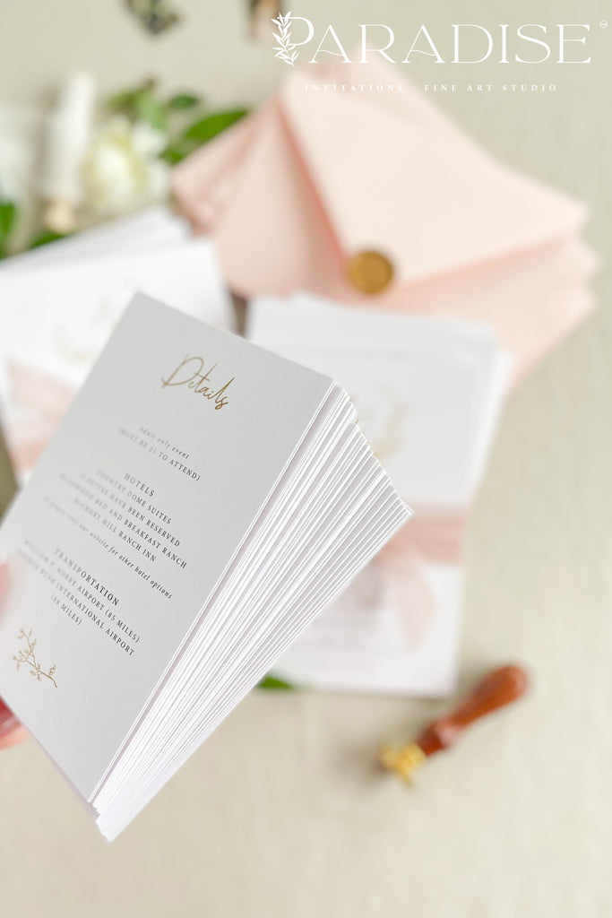 Jewel Monogram Wedding Invitations