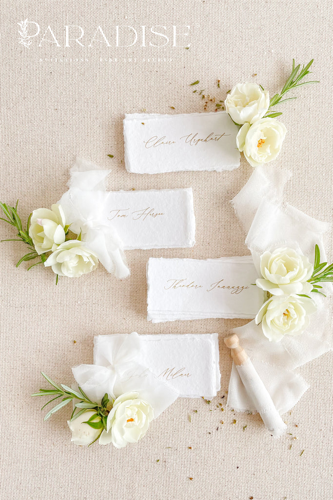 Charleen Handmade Paper Place Cards