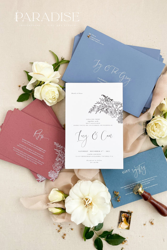 Molly Modern Wedding Invitations