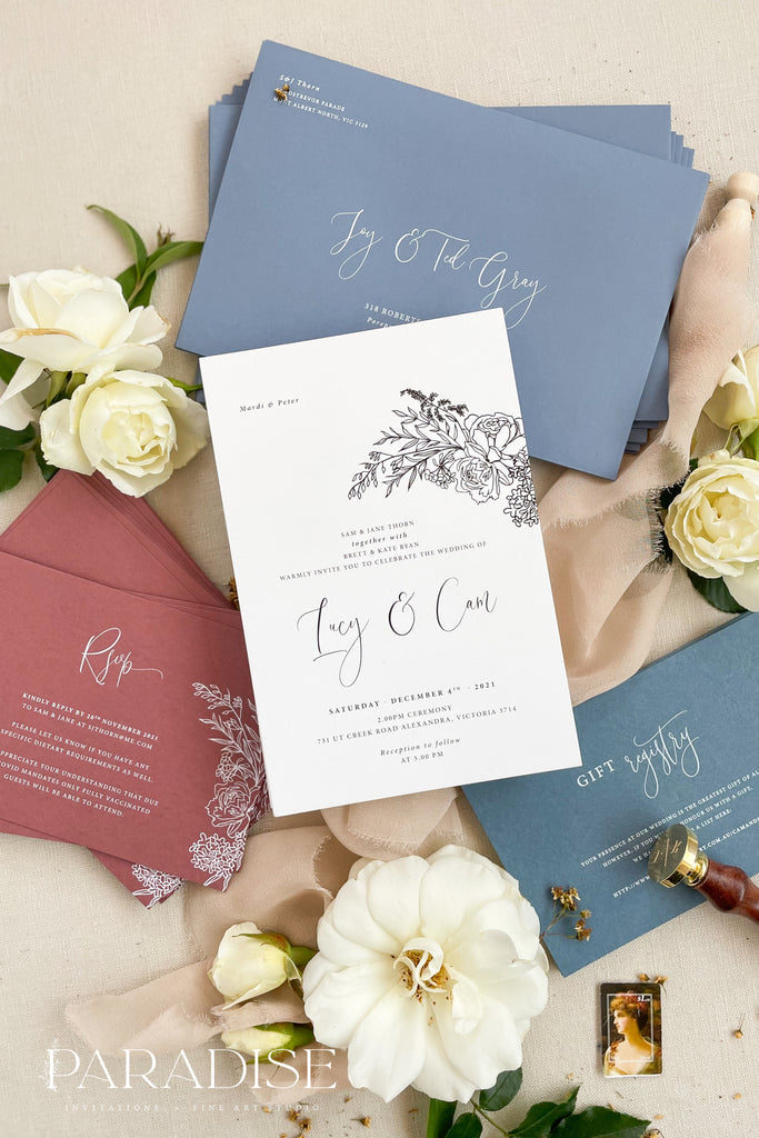 Molly Modern Wedding Invitations