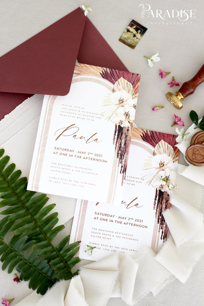 Angela Bridal Shower Invitations