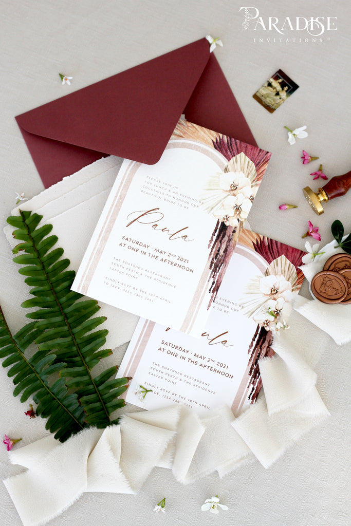 Angela Bridal Shower Invitations