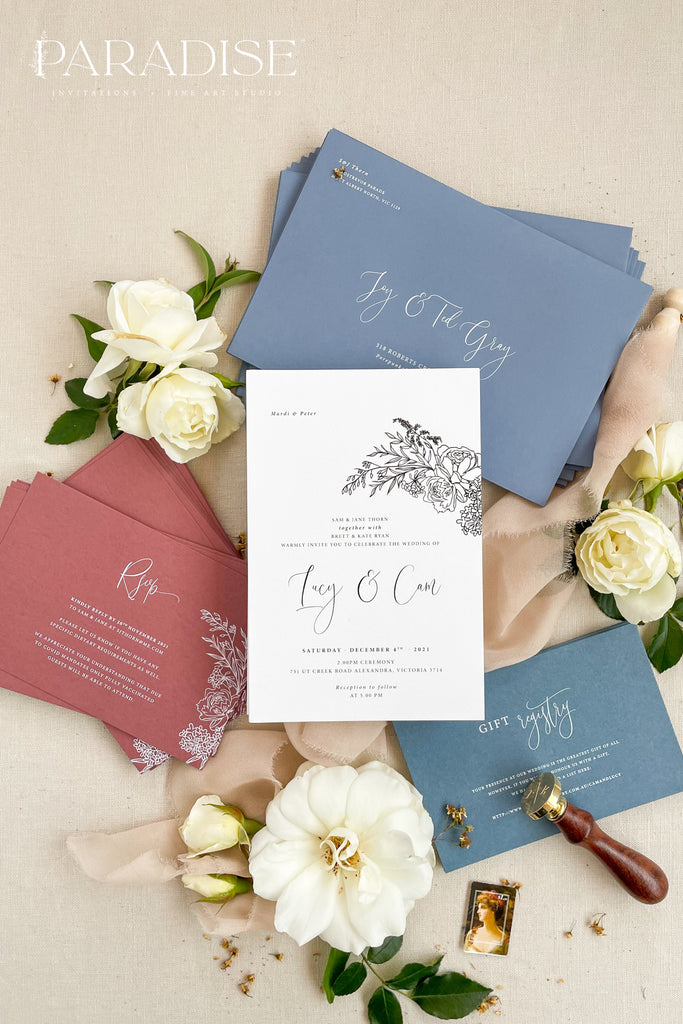 Molly Modern Wedding Invitations