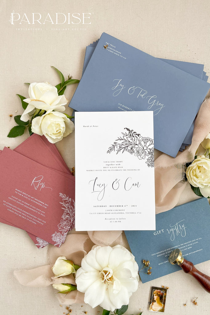 Molly Modern Wedding Invitations