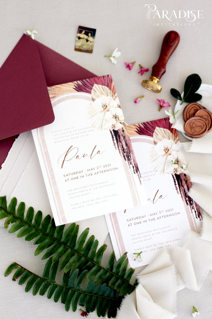 Angela Bridal Shower Invitations