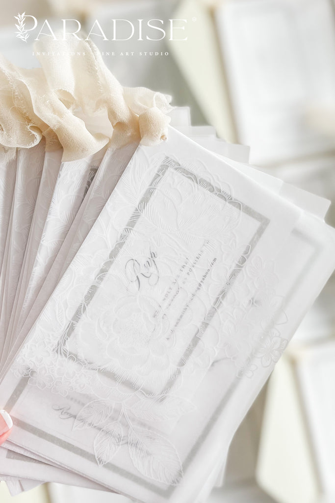 Annette Vellum Wedding Invitations