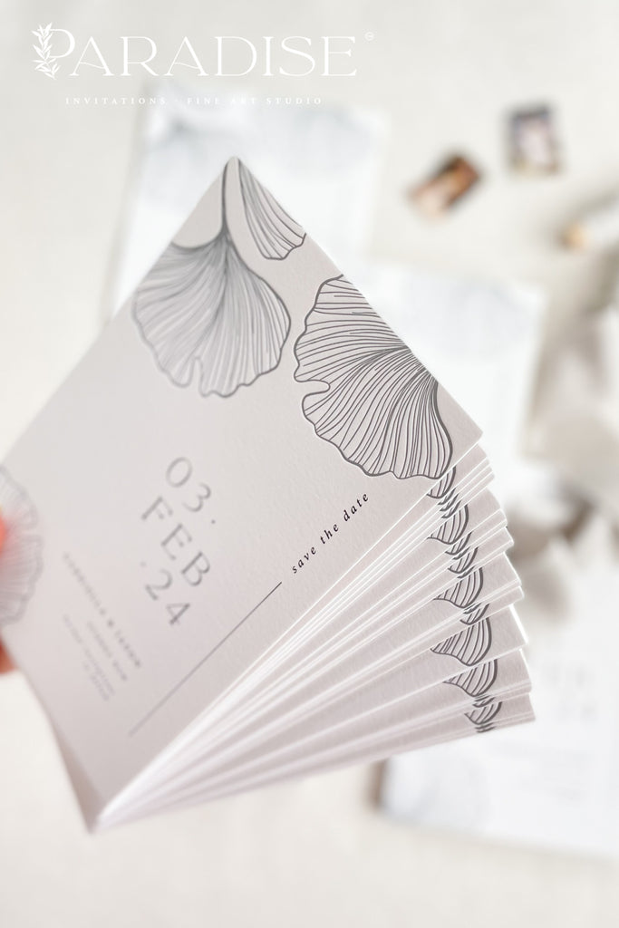 Francina Letterpress Save the Date Cards